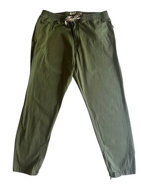 Onia All-Terrain Cotton Drawstring Jogger, Men's XL Olive Green, NWOT